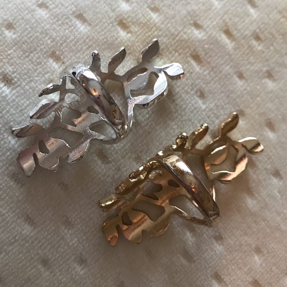 Gold & Silver Sparkly Rings - Picture 3 of 5